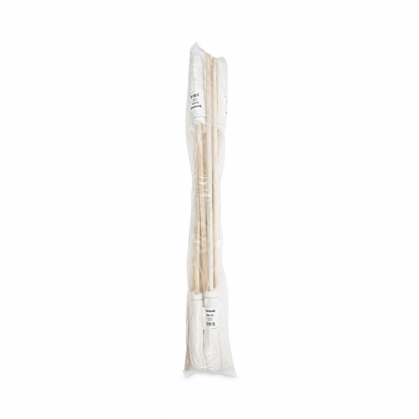 Handle/Deck Mops, #12 White Rayon Head, 48" Natural Wood Handle, 6/Pack (112R)