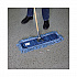 Clip-On Dust Mop Frame, 24 x 5, Zinc Plated, Black (1424)