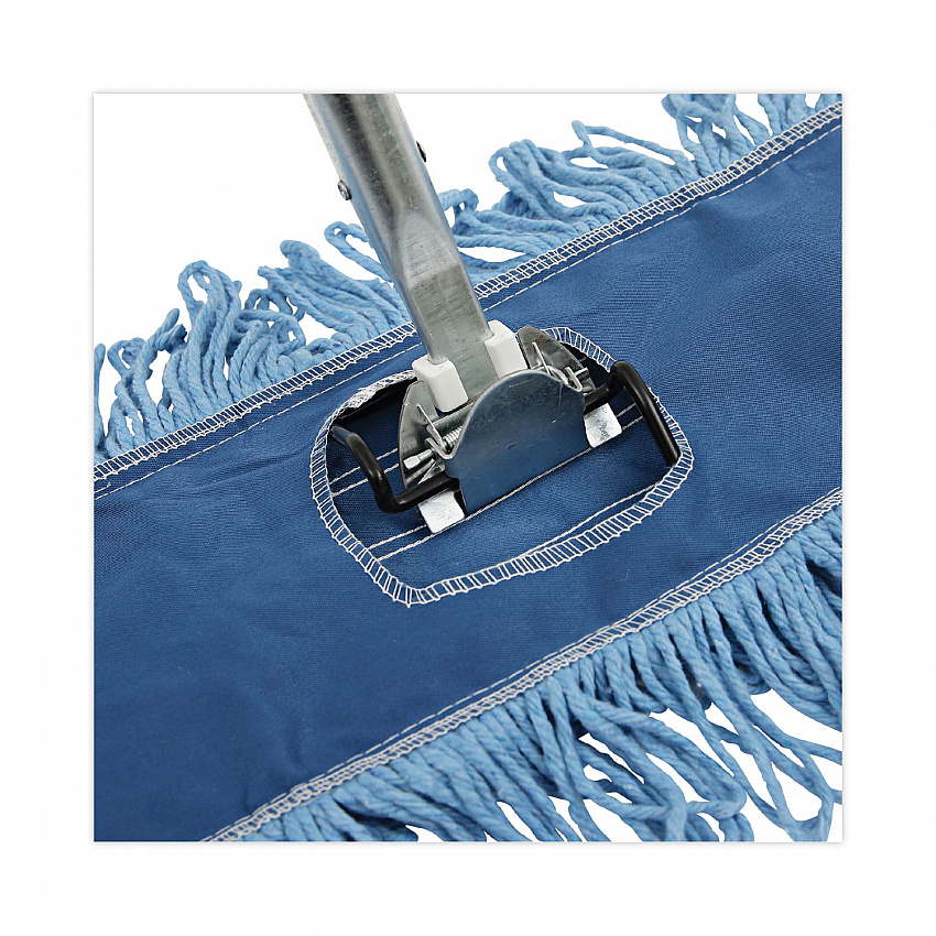 Clip-On Dust Mop Frame, 36 x 5, Zinc Plated, Black (1436)