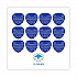 Deodorizing Urinal Screen, Bubblegum Scent, Blue, 3.5 oz, Dozen (1002)