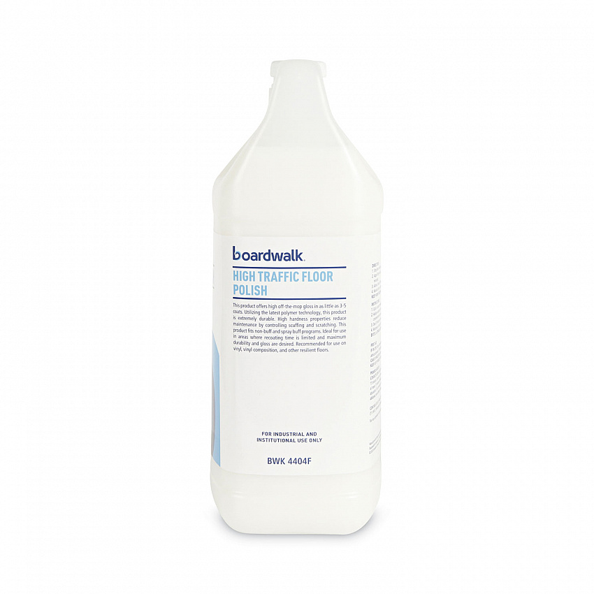 High Traffic Floor Polish, Apply 3 to 5 Coats per Application, 1 gal Bottle, 4/Carton (4404F)