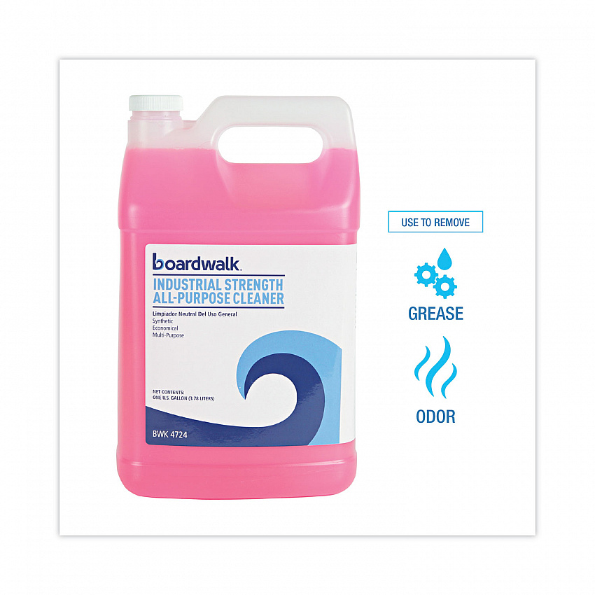 Industrial Strength All-Purpose Cleaner, Lemon Scent, 1 gal Bottle, 4/Carton (4724)