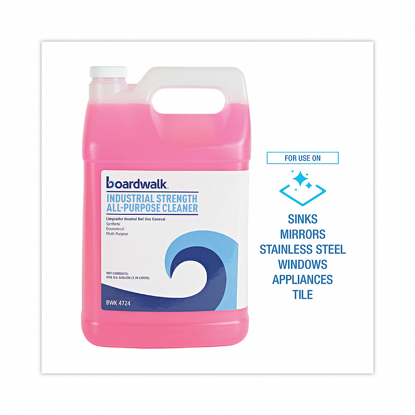 Industrial Strength All-Purpose Cleaner, Lemon Scent, 1 gal Bottle, 4/Carton (4724)