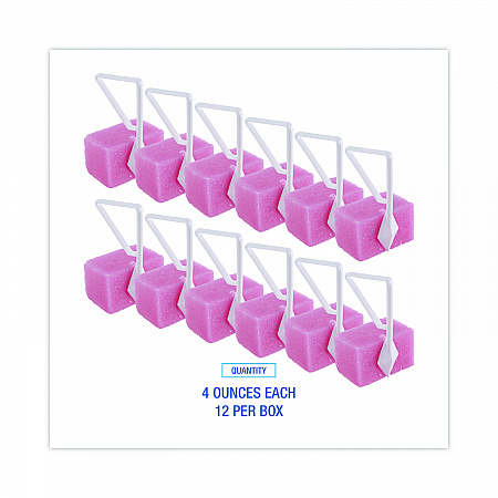 Para Toilet Bowl Deodorizer Block, Cherry Scent, Pink, 4 oz, 12/Box (B04BX)