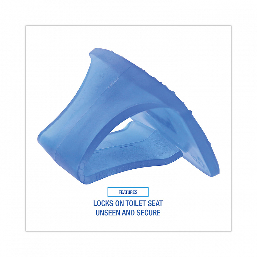 Toilet Bowl Clip, Cotton Blossom Scent, Blue, 12/Box (CLIPCBL)
