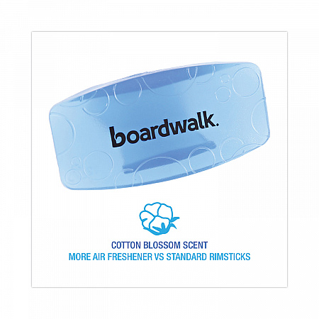 Toilet Bowl Clip, Cotton Blossom Scent, Blue, 12/Box (CLIPCBL)