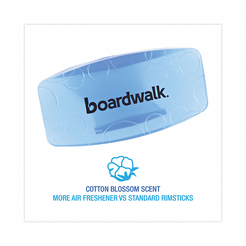 Toilet Bowl Clip, Cotton Blossom Scent, Blue, 12/Box (CLIPCBL)