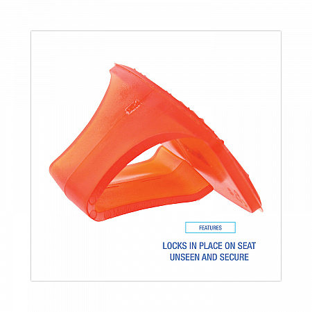 Toilet Bowl Clip, Mango Scent, Orange, 12/Box (CLIPMAN)