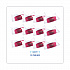 Toilet Bowl Clip, Spiced Apple Scent, Red, 12/Box (CLIPSAP)