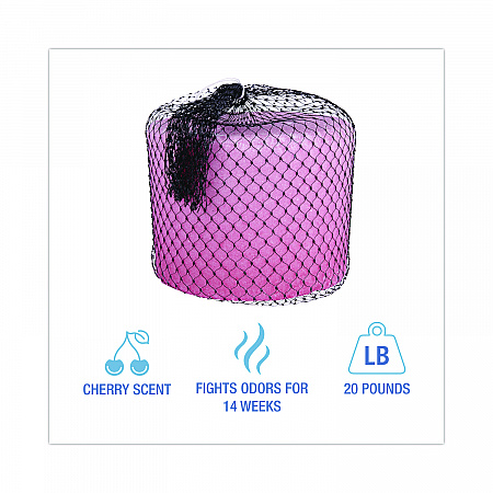 14-Week Super Block Deodorizer, 20 lb, Pink, Cherry (G20)