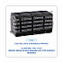 Grill Brick, 8 x 4, Black, 12/Carton (GB12PC)