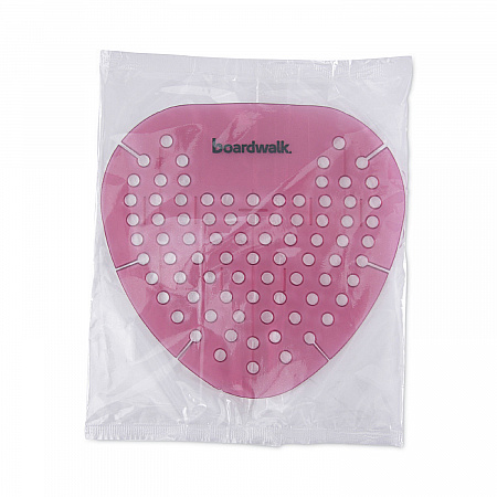 Gem Urinal Deodorizer Screen, Spiced Apple Scent, Red, 12/Box (GEMSAP)