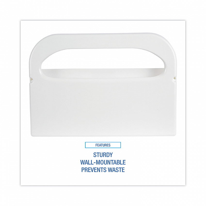 Toilet Seat Cover Dispenser, 16 x 3 x 11.5, White, 2/Box (KD100)