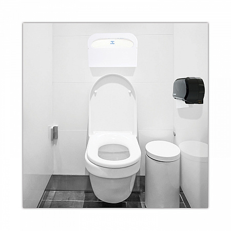 Toilet Seat Cover Dispenser, 16 x 3 x 11.5, White, 2/Box (KD100)