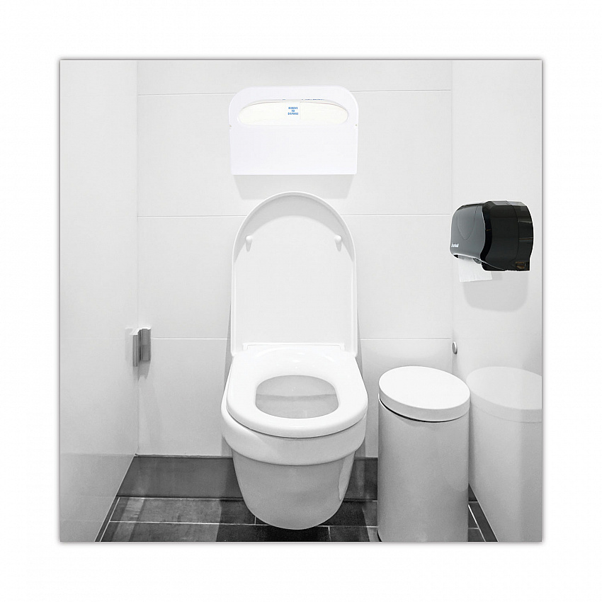 Toilet Seat Cover Dispenser, 16 x 3 x 11.5, White, 2/Box (KD100)