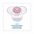 Urinal Screen with Para Deodorizer Block, Cherry Scent, Red/White, 3 oz, 12/Box (PBS)