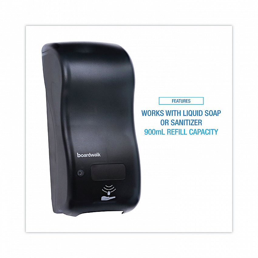 Bulk Fill Soap Dispenser, 900 mL, 5.5 x 4 x 12, Black (SH900SBBW)