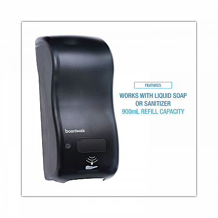 Bulk Fill Foam Soap Dispenser with Key Lock, 900 mL, 5.25 x 4 x 12, Black Pearl (SHF900SBBW)