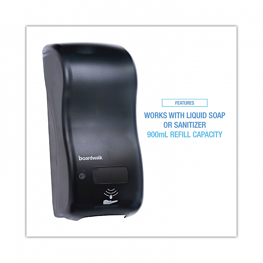Bulk Fill Foam Soap Dispenser with Key Lock, 900 mL, 5.25 x 4 x 12, Black Pearl (SHF900SBBW)