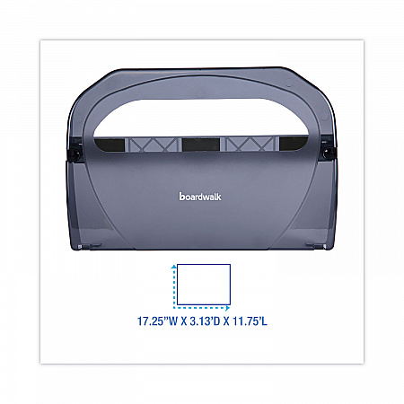 Toilet Seat Cover Dispenser, 17.25 x 3.13 x 11.75, Smoke (TS510SBBWEA)