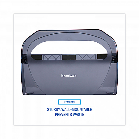 Toilet Seat Cover Dispenser, 17.25 x 3.13 x 11.75, Smoke (TS510SBBWEA)
