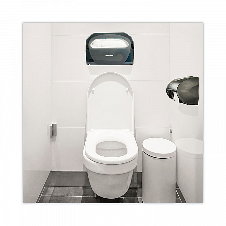 Toilet Seat Cover Dispenser, 17.25 x 3.13 x 11.75, Smoke (TS510SBBWEA)