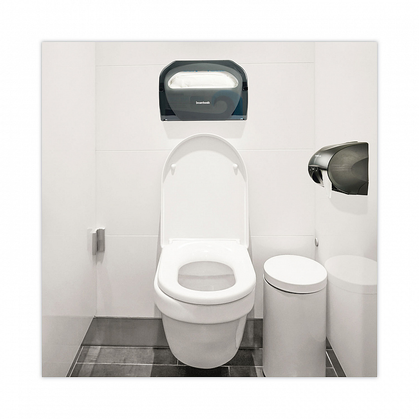 Toilet Seat Cover Dispenser, 17.25 x 3.13 x 11.75, Smoke (TS510SBBWEA)