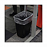 Soft-Sided Wastebasket, 41 qt, Plastic, Black (41QTWBBLA)