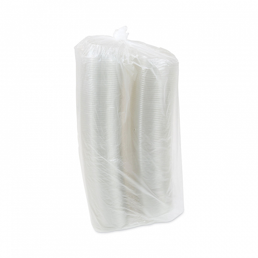 EarthChoice Recycled PET Hinged Container, 8 oz, 4.92 x 5.87 x 1.32, Clear, Plastic, 200/Carton (0CA910080000)