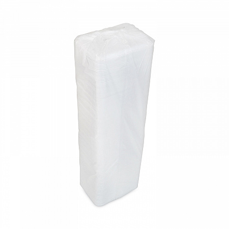 Meat Tray, #4 Shallow, 9.12 x 7.12 x 0.65, White, Foam, 500/Carton (0TF104S00000)