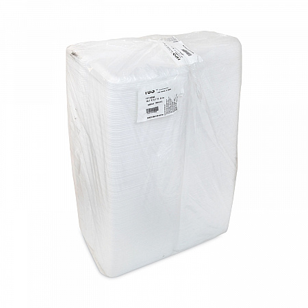 Supermarket Tray, #10S, 10.75 x 5.7 x 0.65, White, Foam, 500/Carton (0TF110S00000)