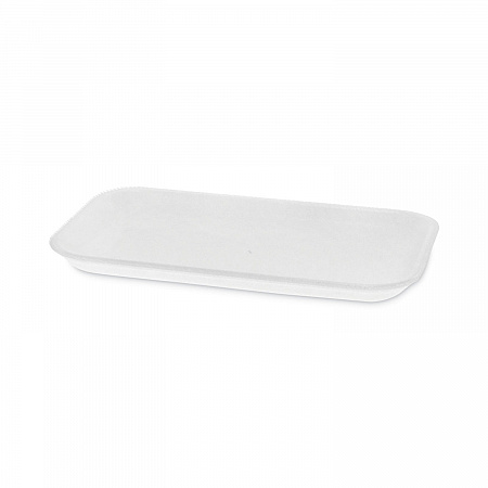 Supermarket Tray, #17, 8.3 x 4.8 x 0.65, White, Foam, 1,000/Carton (0TF117S00000)
