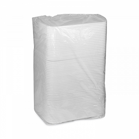 Supermarket Tray, #1216, 16.25 x 12.662 x 0.62, White, Foam, 100/Carton (0TF112160000)