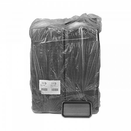 Meat Tray, #17S, 8.3 x 4.8 x 0.65, Black, Foam, 1,000/Carton (0TFB17S00000)