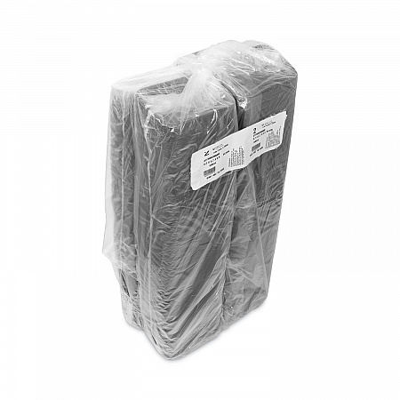 Supermarket Tray, #2, 8.2 x 5.7 x 0.91, Black, Foam, 500/Carton (0TFB00200000)