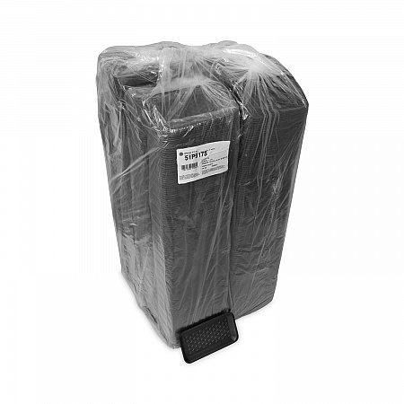 Foam Supermarket Tray, #17S, 8.4 x 4.5 x 0.7, Black, Foam, 1,000/Carton (51P917S)