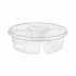 Dip Cup Platter, 4 Compartments, 64 oz, 10