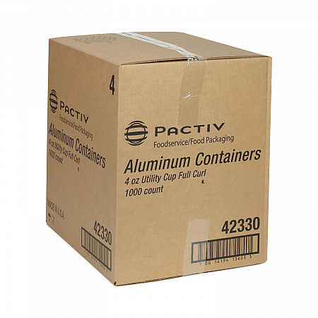 Aluminum Take-Out Container, 4 oz, 2.94
