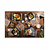 EarthChoice Vented Dual Color Microwavable Hinged Lid Container, 28 oz, 7.5 x 7.5 x 3.1, Black/Clear, Plastic, 150/Carton (DC757100B000)