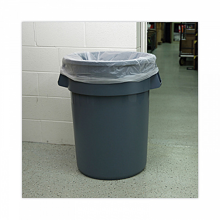 High-Density Can Liners, 60 gal, 19 mic, 38