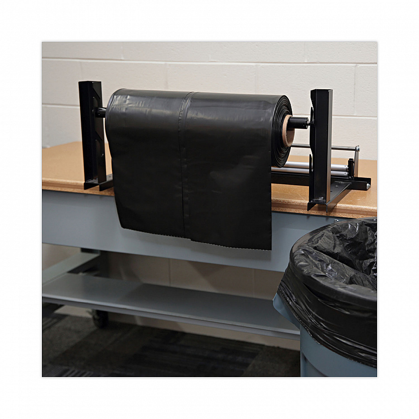 Industrial Can Liner Rolls, 60 gal, 2.7 mil, 21" x 17" x 63", Black, 50/Carton (D38634BN)