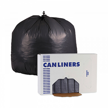 Linear Low Density Industrial Can Liners, 60 gal, 1.3 mil, 38