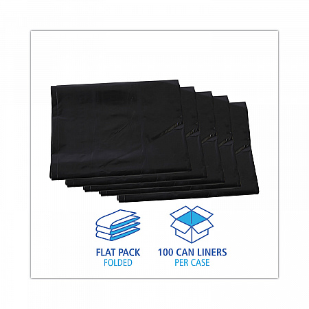 Linear Low Density Industrial Can Liners, 60 gal, 1.7 mil, 38