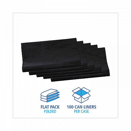Linear Low Density Industrial Can Liners, 56 gal, 1.7 mil, 43