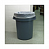 High Density Industrial Can Liners Flat Pack, 45 gal, 16 mic, 40