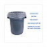 High Density Industrial Can Liners Flat Pack, 56 gal, 16 mic, 43