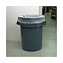 High Density Industrial Can Liners Flat Pack, 56 gal, 16 mic, 43