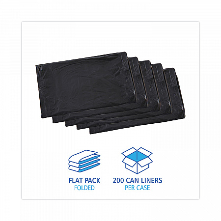 Linear Low Density Industrial Can Liners, 30 gal, 0.65 mil, 30