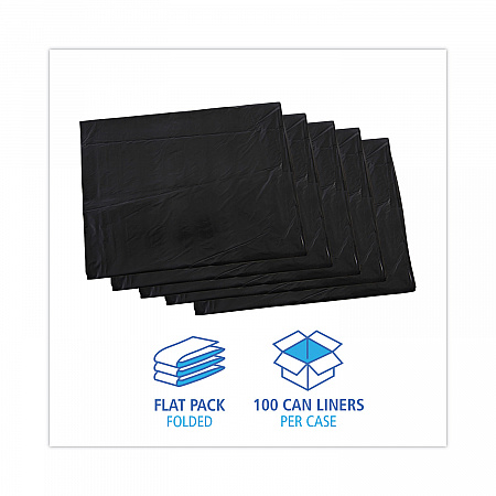 Linear Low Density Industrial Can Liners, 60 gal, 0.7 mil, 38