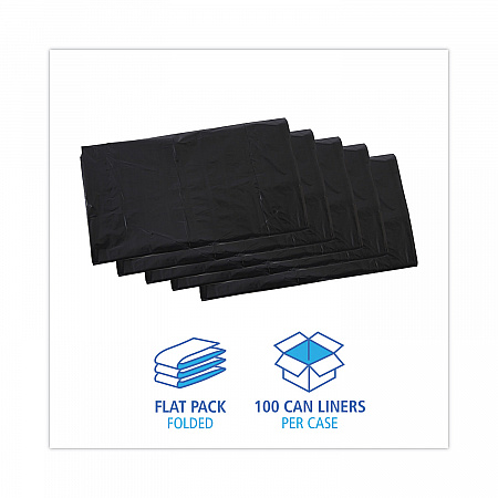 Linear Low Density Industrial Can Liners, 45 gal, 0.7 mil, 40